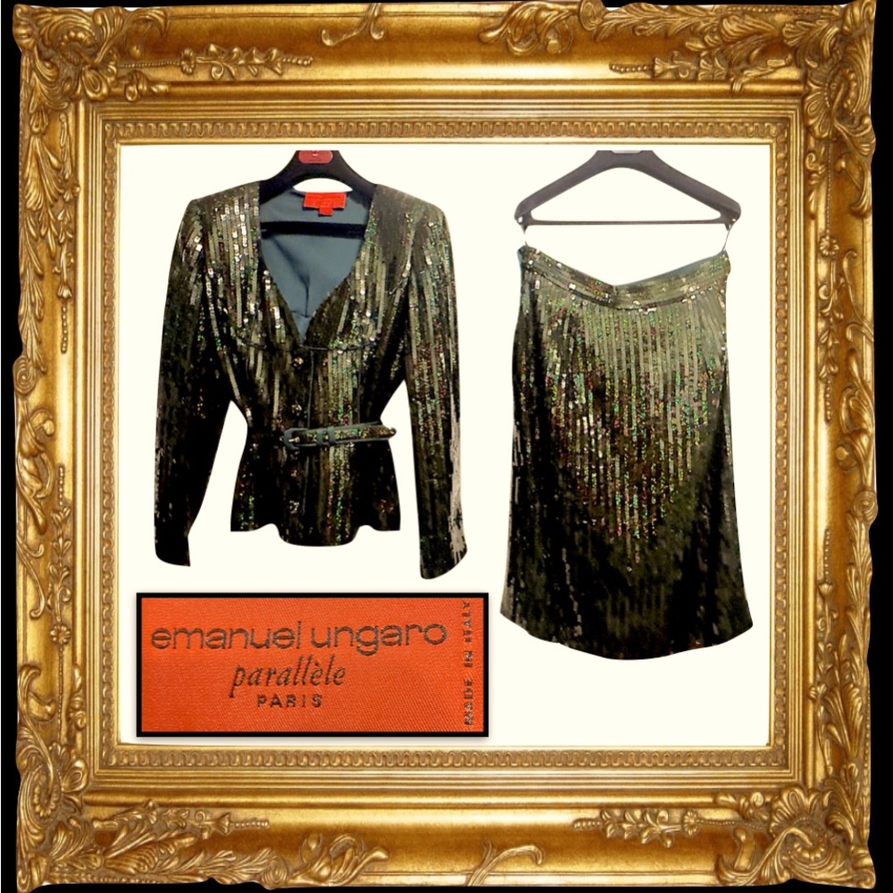 Emanuel Ungaro Parallèle Paris Sequined Suit